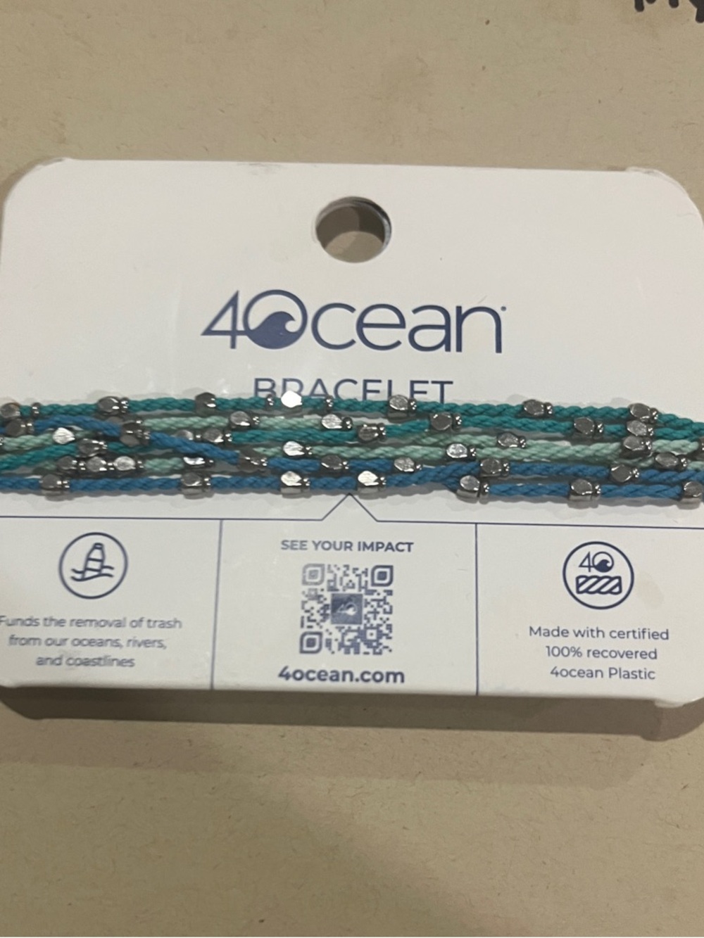 4ocean multi strand Beaded Bracelet